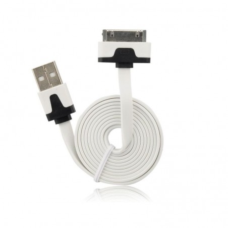 CÂBLE USB PLAT pour iPhone 4 4S 3G 3GS iPad iPod