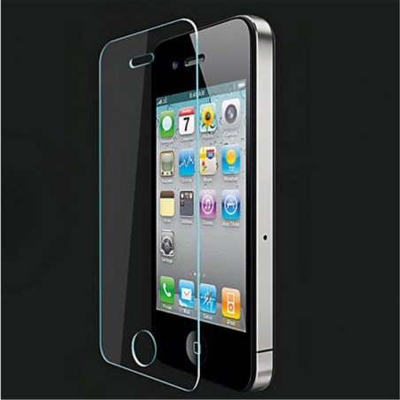iPhone 4 Film verre trempé Protection Ecran Transparent pour Apple iPhone