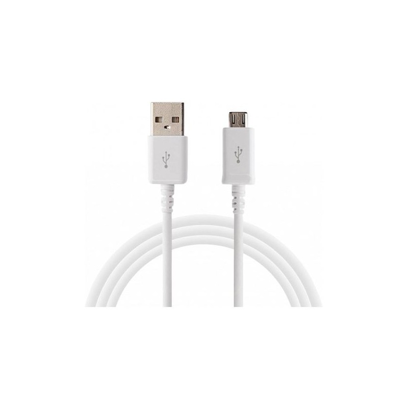 Câble Micro USB Blanc 1m compatible Android et Windows