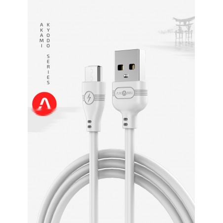 Câble data Micro-USB 1M fast charge de marque AKAMI - câble USB micro-usb 1M